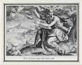 JOHANNES SADELER (after Maerten de Vos) The Four Elements